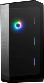 MSI MAG PANO M100R PZ Micro ATX Gaming Case, 270Â° Pano Temp Glass Panel, 4* aRGB Fans & Up to 360mm AIO, 1x 2.5"/3.5 Drive Bay, Support Back-Connect Motherboard, USB-/ USB-A, Black | 306-7G24R21-809