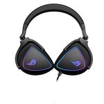 ASUS ROG Delta USB-C Gaming Headset for PC, Mac, Playstation 4, Teamspeak, and Discord with Hi-Res ESS Quad-DAC, Digital Microphone, and Aura Sync RGB Lighting | 90YH00Z1-B2UA00