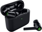 Razer Hammerhead Pro HyperSpeed True Wireless Gaming Earbuds, Razer HyperSpeed Wireless, Razer Chroma RGB, Bluetooth 5.3, Adjustable ANC, Black | RZ12-04590100-R3G1