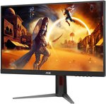 AOC CQ27G4 Curved Gaming Monitor, 27" VA Display, QHD Resolution, 180Hz Refresh Rate, 0.5ms (MPRT) Response Time, HDR10, Adaptive Sync, Low Input Lag, 16.7m Color Display, Black | CQ27G4