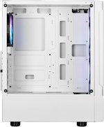 GAMDIAS TALOS E3 MESH RGB ATX Mid Tower PC Case, Tempered Glass Panel, Excellent Airflow Design, Up to 360mm Radiator & x5 Fans, USB 3 / USB 2x2 / HD Audio/Fan LED Control, White | GD-TALOS-E3-WH-MESH