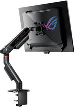 ASUS ROG Ergo Monitor Mount AAS01, Up to 39" Screen Size, 100 x 100 VESA, Up to 11.5kg Max Weight Capacity (8.5kg for Curved Monitors), 360Â° Rotation, Black | AAS01