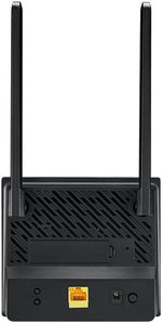 ASUS 4G-N16 Wireless-N300 LTE Modem Router, 2.4 GHz Single-Band, Up to 300 Mbps Speed, 5.3X Faster 4G LTE Speed, 2x Detachable Antennas, Gigabit ETH, Sim Card Slot, Black | 90IG07E0-MO3H00