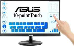 ASUS VT229H Touch Monitor - 21.5" FHD (1920x1080), 10-point Touch, IPS, 178Â° Wide Viewing Angle, Frameless, Flicker free, Low Blue Light, HDMI, 7H Hardness | 90LM0490-B01170