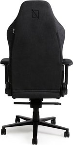 APEX Chair, Premium Ergonomic Gaming Chair with Memory Foam Pillows, Magnetic Headrest & Integrated Lumbar Support By Navodesk (SOFT FABRIC - M, CARBON BLACK)
