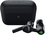 Razer Hammerhead Pro HyperSpeed True Wireless Gaming Earbuds, Razer HyperSpeed Wireless, Razer Chroma RGB, Bluetooth 5.3, Adjustable ANC, Black | RZ12-04590100-R3G1