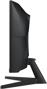 Samsung Odyssey G5 G55C Curved Monitor, 27" QHD VA Display, 165Hz Refresh Rate, 1ms (MPRT) Response Time, 1000R Curvature, AMD FreeSync Technology, Black | LS27CG552EMXUE