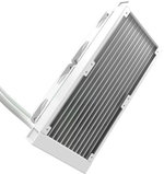 Redragon CCW-3011 aRGB Liquid CPU Cooler, 240mm Radiator, 2x 120mm Fans White