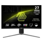 MSI MAG 27CQ6PF VA 27-Inch WQHD 180Hz 0.5ms Curved Gaming Monitor - Black | 9S6-3CD94M-021