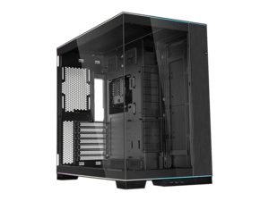 O11D EVO RGB Tempered Glass - black - Versatile and spacious Midi-Tower - front and side part made of Tempered Glass -