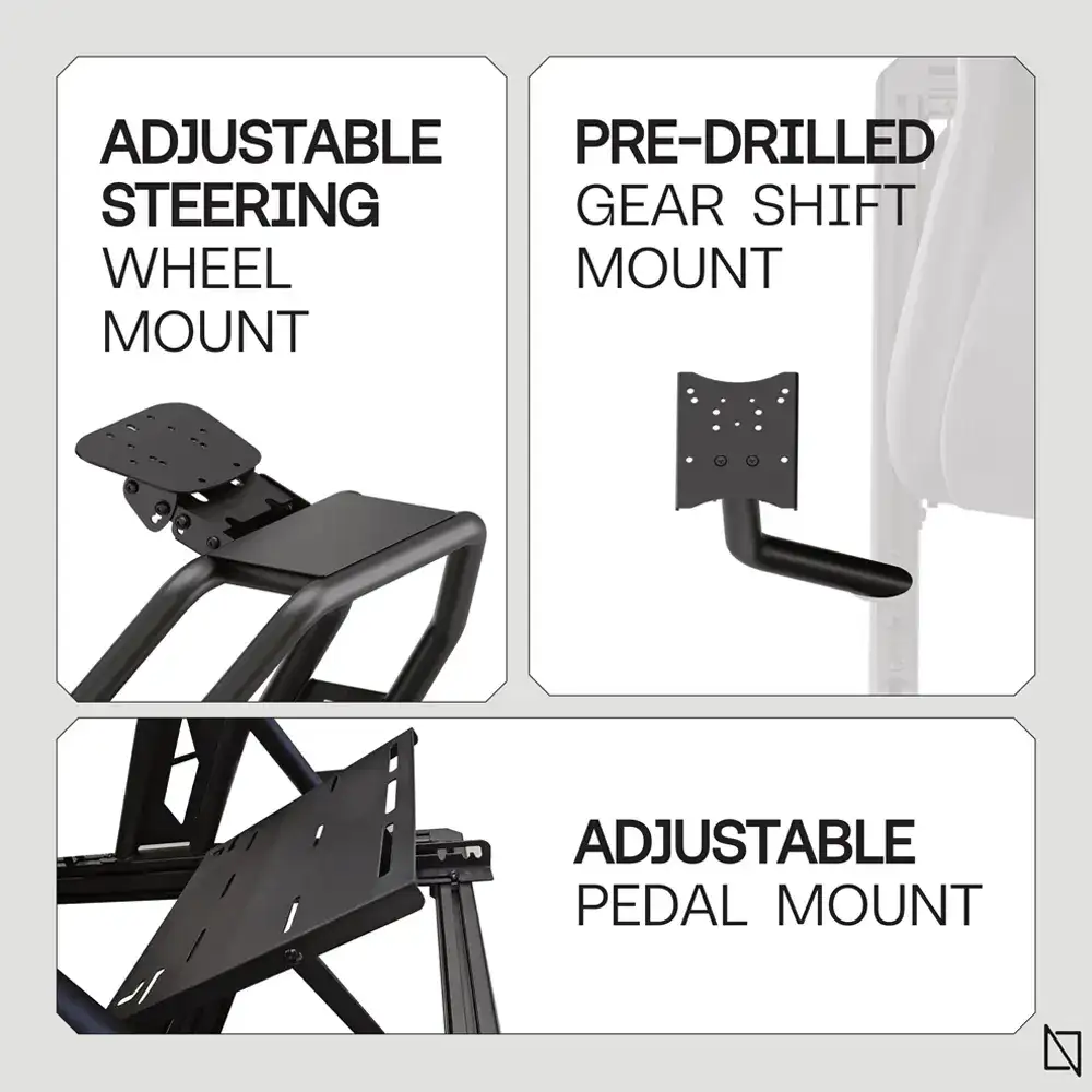 Apex Racing Simulator Cockpit- APEX-RSC-BK