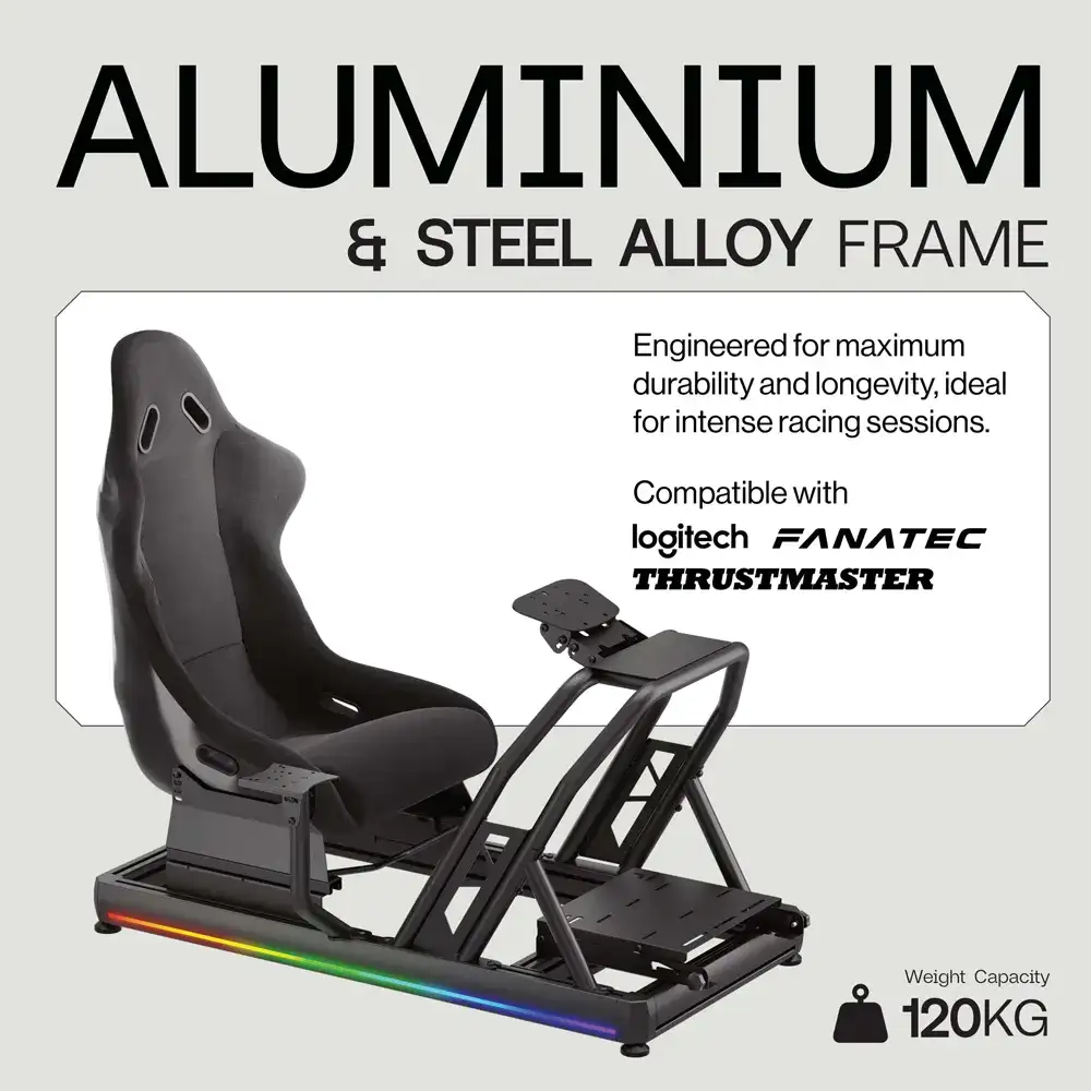 Apex Racing Simulator Cockpit- APEX-RSC-BK