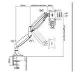 Desk Mount For Monitor SH100-C012-Skill Tech Brand â€“ 13â€ â€“ 34â€