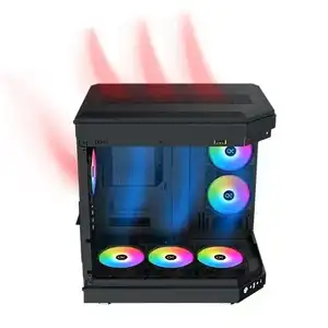 Xigmatek CUBI ATX RGB Tower Gaming Case â€“ Black