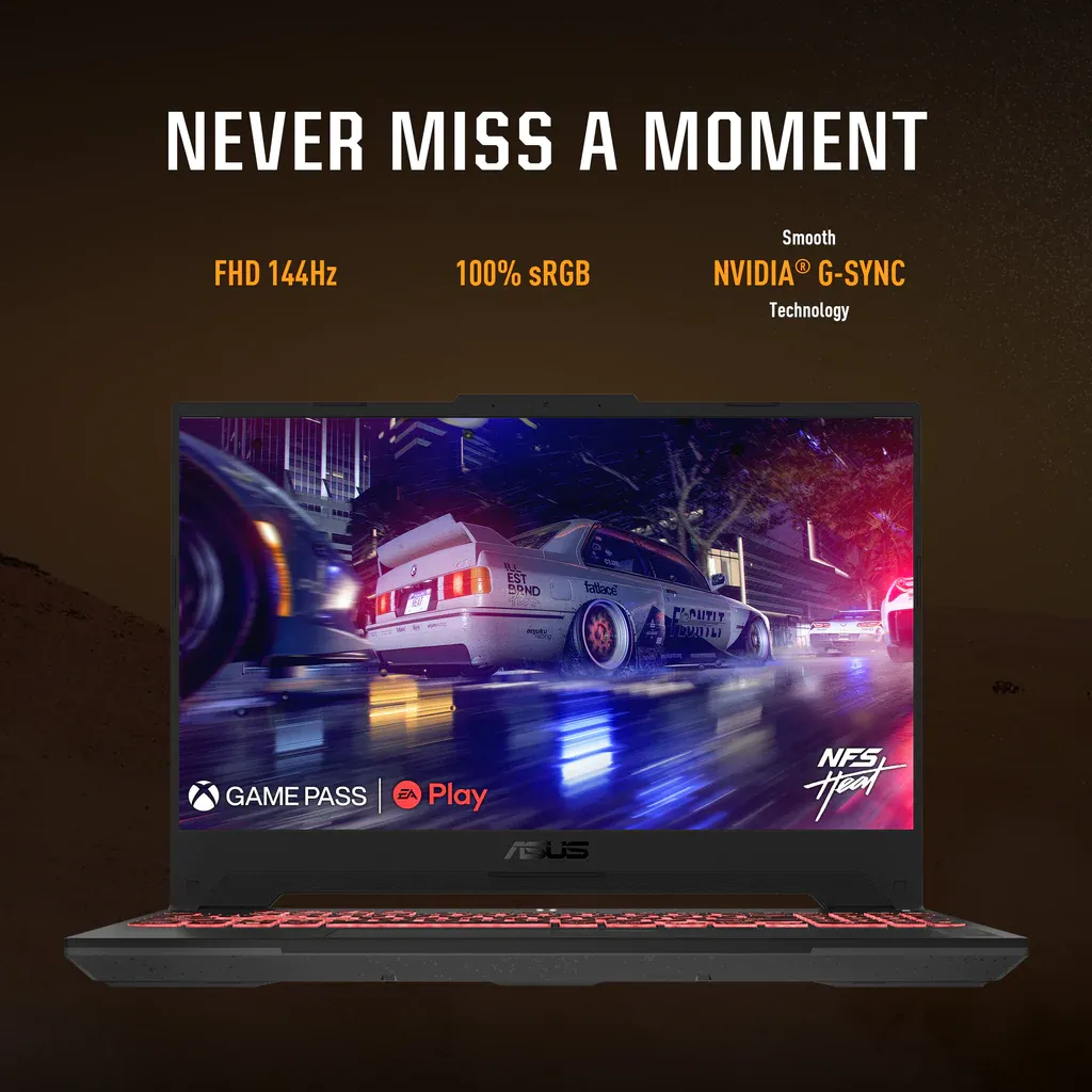 ASUS TUF GAMING A15 FA507XI-LP018W | AMD Ryzen9 7940HS, 16GB RAM, 1TB SSD, 8GB NVIDIA RTX 4070, 15.6"FHD 144Hz, Win11 Home, Eng-Arab K/B, Gray