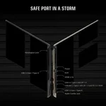 ASUS TUF GAMING A16 FA617NS-N3002W | RYZEN 7 7735HS, 16GB RAM, 512GB SSD, 16" WUXGA 165Hz, 8GB AMD Radeon RX7600S, Win11 Home, Eng-Arab Keyboard, Black