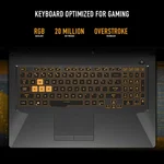 ASUS TUF GAMING FX506HC-HN111W | Core i5 11400H, 8GB RAM, 512GB SSD, 4GB NVIDIA RTX3050, 15.6" FHD 144HZ, Win11Home, Eng-Arab K/B, Black