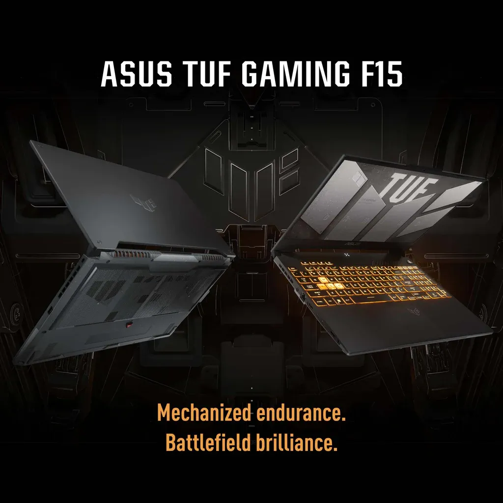ASUS TUF GAMING FX507ZV4-LP052W | Intel Core i7 12700H, 16GB RAM, 1TB SSD, 15.6" FHD 144Hz, 8GB NVIDIA RTX 4060, Win11 Home, Eng-Arab K/B, Gray