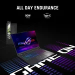 ASUS ROG STRIX G16 G614JV-I7161G | Intel Core i7 13650HX, 16GB RAM, 1TB SSD, 16" WUXGA 165Hz, 8GB NVIDIA RTX 4060, Win11 Home, Eng-Arb K/B, Gray