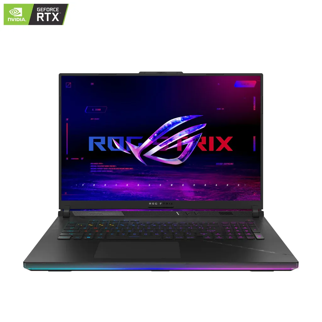 ASUS ROG STRIX SCAR 18 G834JY-N6083W | Core i9 13980HX, 64GB RAM, 4TB SSD, 18" WQXGA(2560x1600) 240Hz, 16GB NVIDIA RTX 4090, Win11 Home, Eng-Arb K/B, Black +Backpack