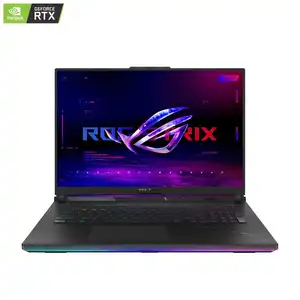 ASUS ROG STRIX SCAR 18 G834JY-N6064W | Core i9 13980HX, 32GB RAM, 2TB SSD, 18" WQXGA(2560x1600) 240Hz, 16GB NVIDIA RTX 4090, Win11 Home, Eng-Arb K/B, Black +Backpack