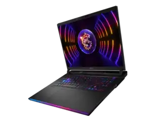 MSI RAIDER GE78 HX A14VIG 9S7-17S151-699 | Intel Core i9 14900HX, 64GB RAM, 2TB SSD, 16GB NVIDIA RTX 4090, 17" QHD+ 240Hz, Win11 Home, Eng-Arab K/B, Black + Backpack