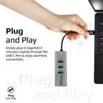 PROMATE HUB USB-C GIGAHUB-C
