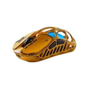 GravaStar Mercury X - Wireless Gaming Mouse, Special Edition - Battle-Worn Yellow