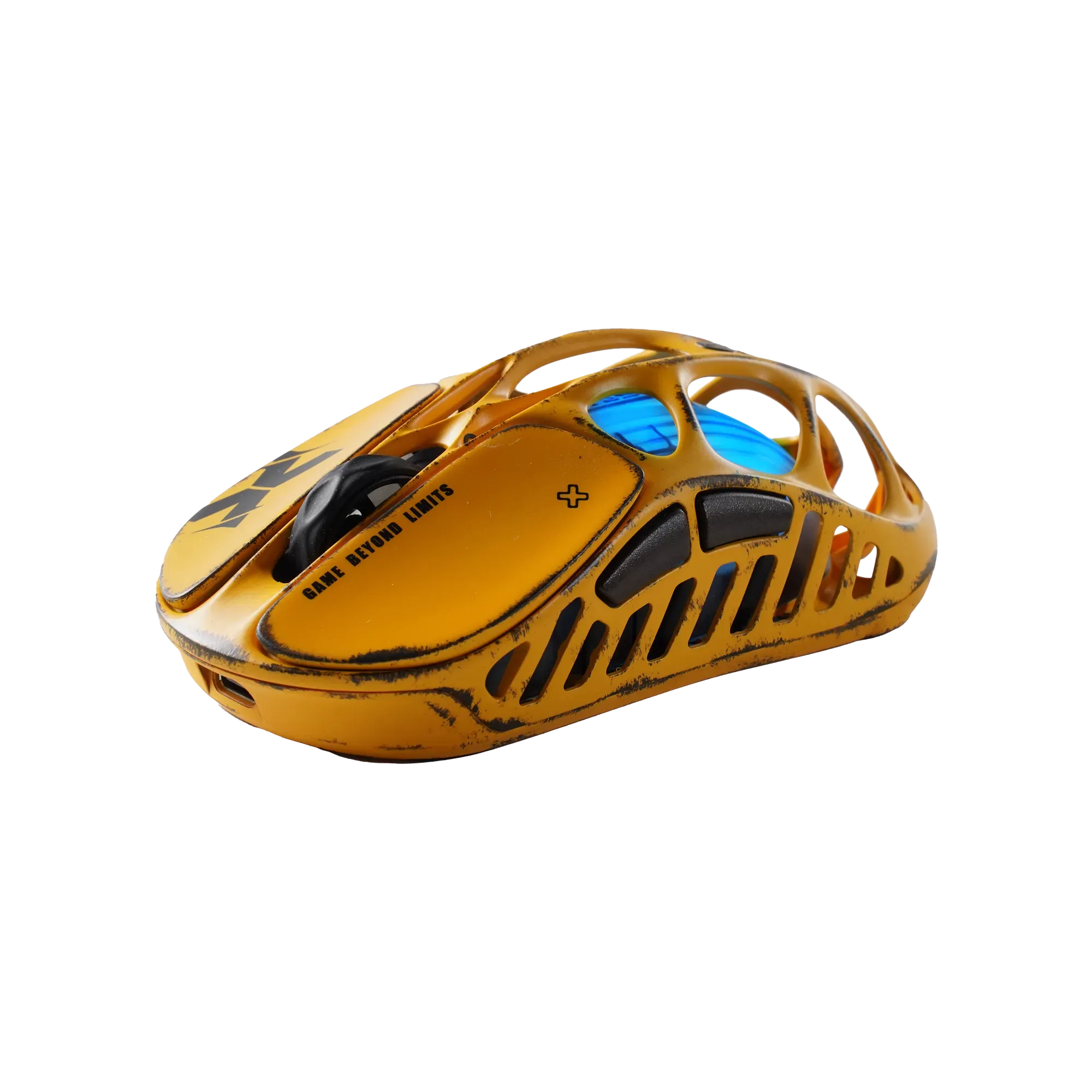 GravaStar Mercury X - Wireless Gaming Mouse, Special Edition - Battle-Worn Yellow
