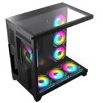 ACEGEEK HORIZON BLACK WITH 7 ARGB FANS BLACK