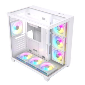 ACEGEEK HORIZON WHITE WITH 7 ARGB FANS