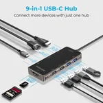 PROMATE USB-C HUB 9IN1 PRIMEHUB-GO