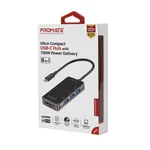PROMATE HUB USB-C 8IN1 PRIMEHUB-MINI