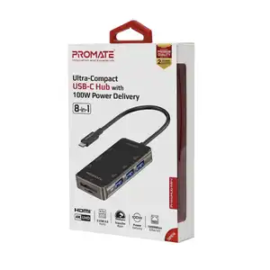 PROMATE HUB USB-C 8IN1 PRIMEHUB-MINI