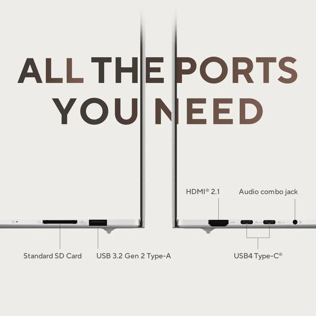 ASUS ZENBOOK S 16 OLED UM5606WA-RK233W | AMD Ryzen AI 9 HX370, 32GB RAM, 2TB SSD, 16.0" 3K OLED 120Hz, AMD Radeon 890M Graphics, Win11 Home, Eng-Arab Keyboard, White