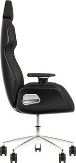 Thermaltake Argent E700 Real Leather Gaming Chair, Design by Studio F. A. Porsche, 4D Adjustable Armrests, Wire-Control Mechanism, 4 Gas Lift, Storm Black | GGC-ARG-BBLFDL-01