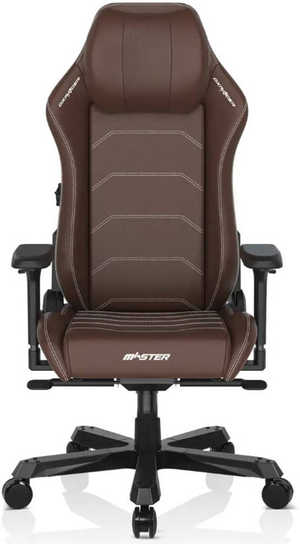 DXRacer 1238S Master Series Gaming Chair, Microfiber Leather, 4D Armrests, Multi-functional Tilt, 3" Casters, High Density Mold Shaping Foam, 220lbs Recommended Weight, Brown | DMC-I238S-C-A3