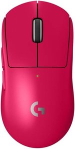 Logitech G Pro X Superlight 2 Lightspeed Wireless Gaming Mouse, Lightforce Hybrid Switches, HERO 2 Sensor with 32,000 DPI, 5 Prog Buttons, Up to 95H Battery Life, USB-C, PC & Mac, Pink | 910-006798