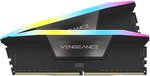 CORSAIR VENGEANCE 32GB (2 x 16GB) RGB DDR5 288-Pin Dual Channel Desktop Memory Kit, 7000 MHz Tested Speed, 34-44-44-96 Latency, Intel XMP 3.0 Chipset, Overclock PMIC | CMH32GX5M2X7000C34