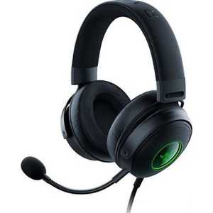 Razer Kraken V3 Wired USB Gaming Headset, With Razer Chroma RGB, TriForce Titanium 50mm Drivers, THX Spatial Audio, 20 Hz - 20 kHz Frequency Response, USB-A, Black | RZ04-03770200-R3M1