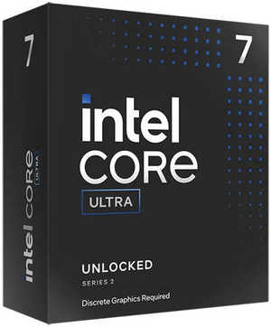 Intel Core Ultra 7 265KF 3.9 GHz LGA 1851 Processor, 20-Cores & 20-Threads, 36 MB Cache, 5.5 GHz Max Turbo Frequency, Dual Channel DDR5 Memory, 192GB Max Memory Size | BX80768265KF