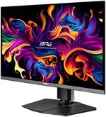 MSI MPG 271QRX QD-OLED Gaming Monitor, 26.5" WQHD QD-OLED Display, 360Hz Refresh Rate, 0.03ms (GtG) Response Time, Adaptive-Sync Technology, ClearMR 13000, OLED Care 2.0, Black | 9S6-3CD79A-011