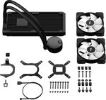 Fractal Design 240mm Lumen S24 RGB Liquid Cooler, Pre filled CPU Water Cooling System | FD-W-L1-S2402