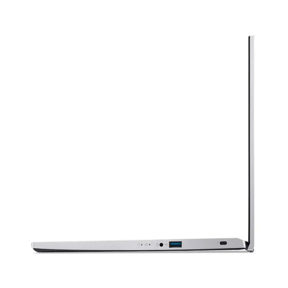 Acer Aspire 3 A315 Notebook With 12th Gen Intel Core i5-1235U 10 Cores Upto 4.40GHz/8GB DDR4 RAM/ 512GB SSD Storage/Intel Irix XE Graphics/15.6 Inch English/Arabic Pure Silver