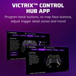 PDP Gaming Victrix Pro BFG Wireless Controller, Compatible With PS5 / PS4 & PC, 5ms Input Latency, 2000mAh Battery, 4 Mappable Back Buttons, Multi-Position Clutch Triggers, Black | 052-002-BK