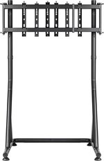 Thermaltake GR500 Racing Simulator Cockpit with Triple Racing Monitor Stand, Up to 120kg Weight Capacity, 32" to 55" Screen Sizes, Triple Support 32" Monitor | GSC-R50-CPASBB-01 / GEA-RMS-TMSBLK-01