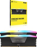 CORSAIR VENGEANCE RGB 96GB (2x48GB) DDR5 288-Pin Dual Channel Desktop Memory Kit, 6600 MHz Tested Speed, 32-39-39-76 Latency, Intel XMP 3.0 Chipset, Overclock PMIC | CMH96GX5M2B6600C32