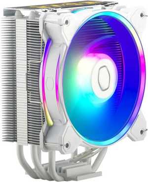 Cooler Master Hyper 212 Halo SF6 Ryu aRGB CPU Cooler, 4 Heat Pipes, Aluminum Fins, 2050 RPM Fan Speed, 51.88 CFM Airflow, Rifle Bearing Fan, Ryu Character Design | RR-S4WW-20PA-RY
