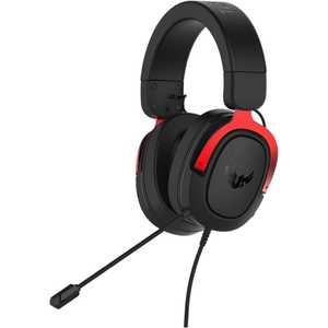 Asus H3 TUF Gaming Headset Red featuring 7.1 surround sound,deep bass,lightweight design,fast-cooling ear cushions 90YH02AR-B1UA00