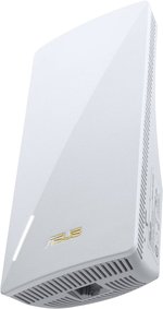 ASUS RP-AX58 AX3000 WiFi 6 Range Extender, AiMesh, 3000 Mbps, 1x RJ45 LAN, UK Plug, White | 90IG07C0-MU0C10